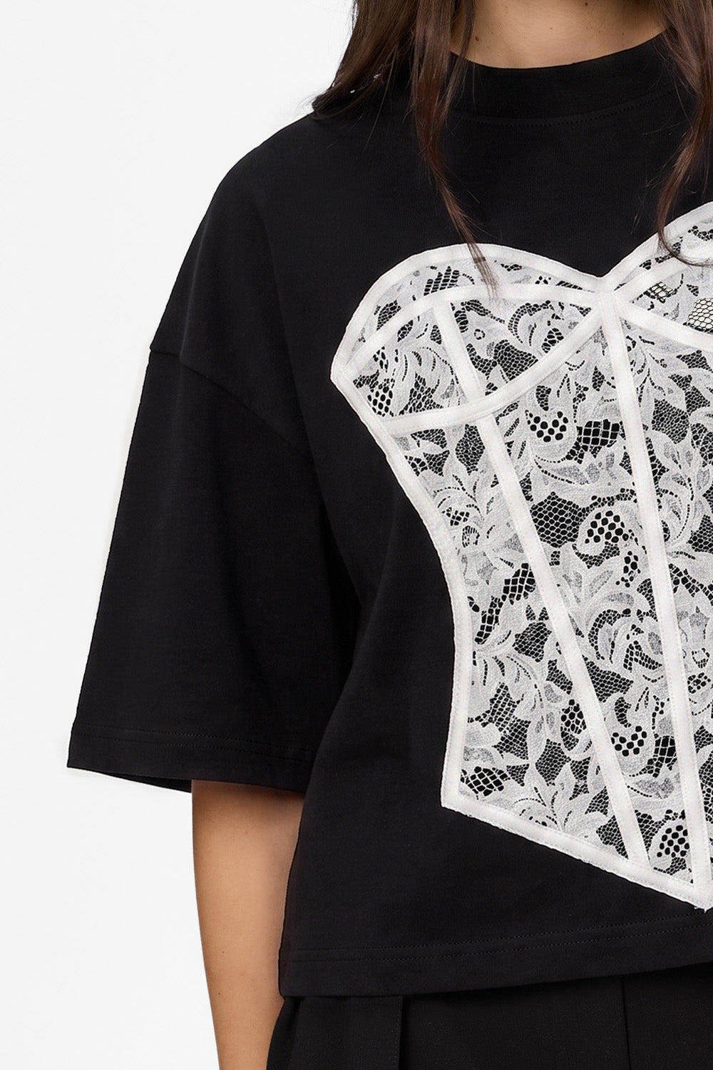 Charmante drukowana koszulka w kolorze Off-White W