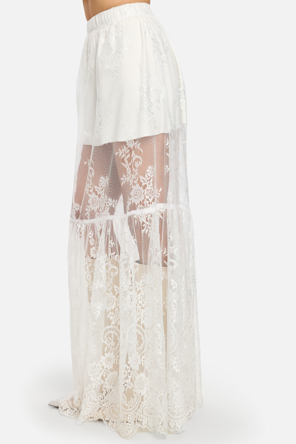Snowflake off white laces skirt