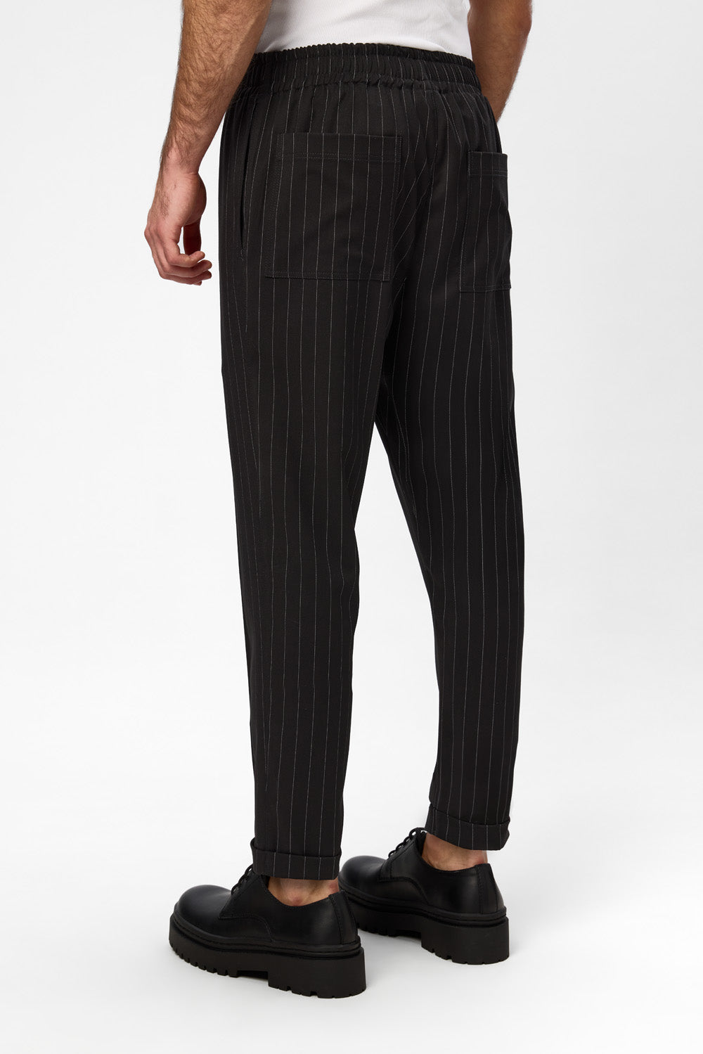 Thom Vanilla Striped Cloth Pants V2