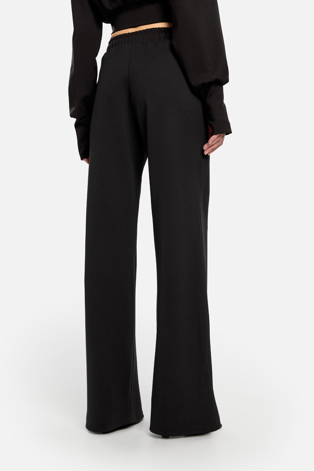 Pantaloni evazați Karol| Femei | Negru | Stil Modern & Elegant | Confort & Funcționalitate | Atelier Hamza