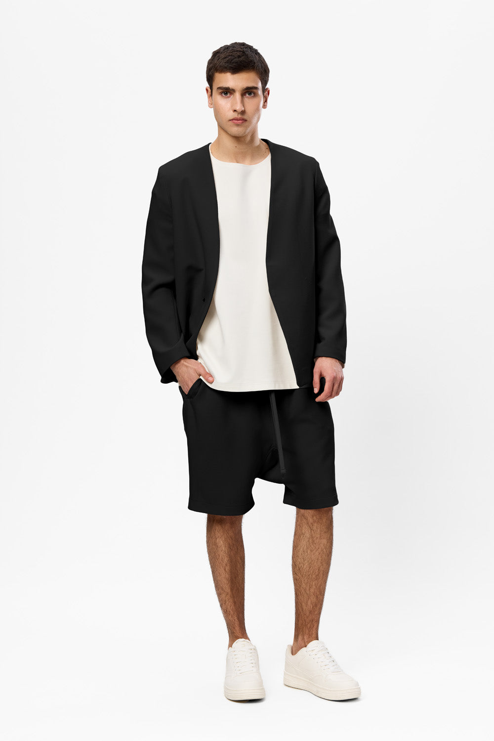 Beżowe spodnie Thom