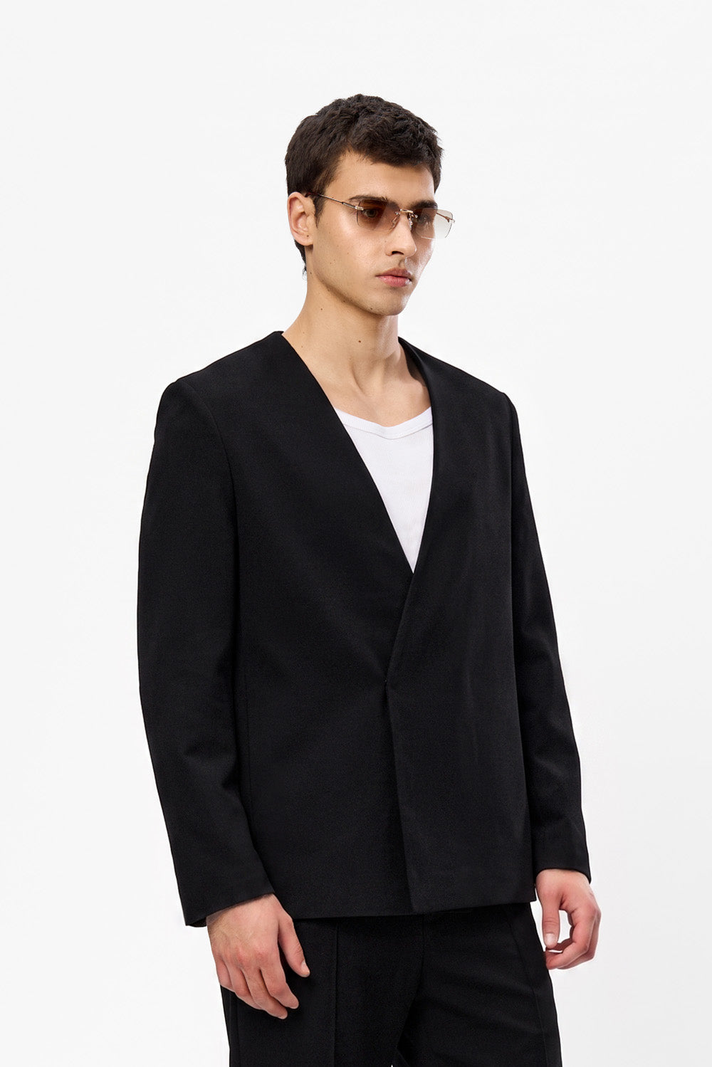 247 Black Cloth Blazer