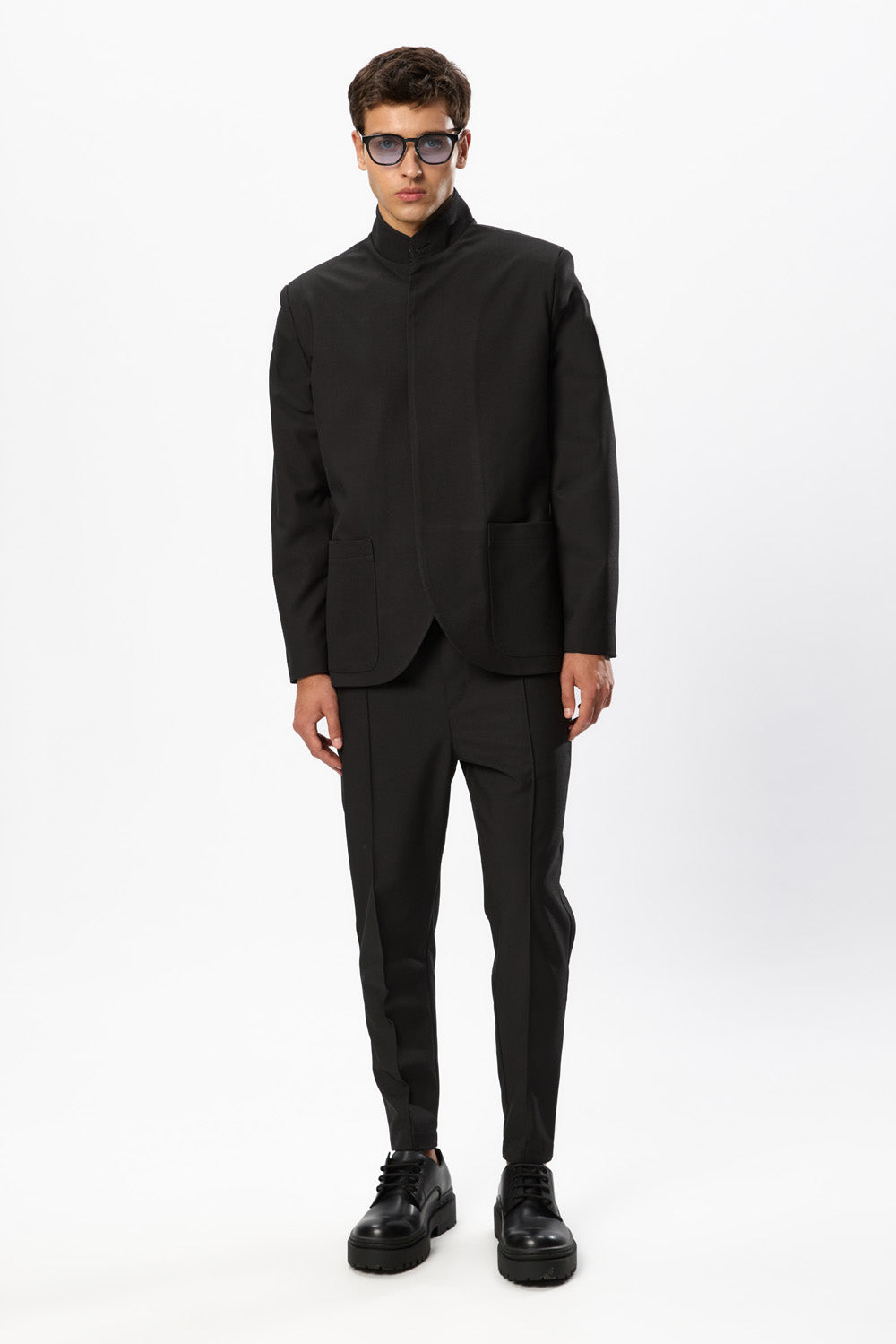 Luce Black Wool blend Cloth Blazer