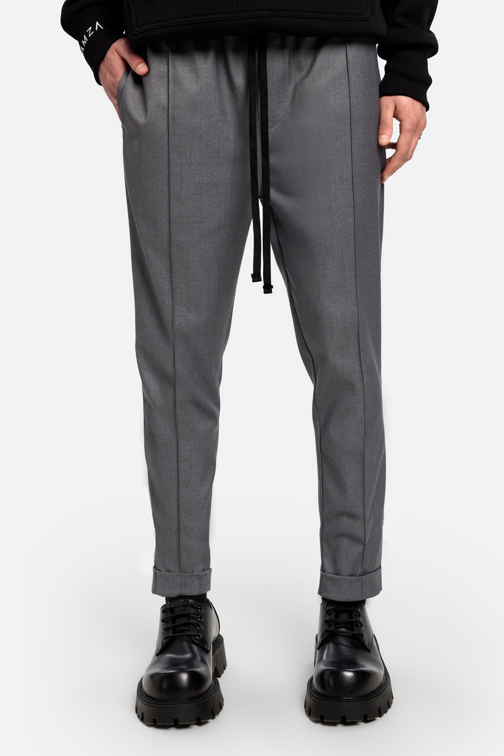 Pantaloni din stofa Thom | Bărbați | Gri | Stil Modern & Elegant | Confort & Funcționalitate | Atelier Hamza