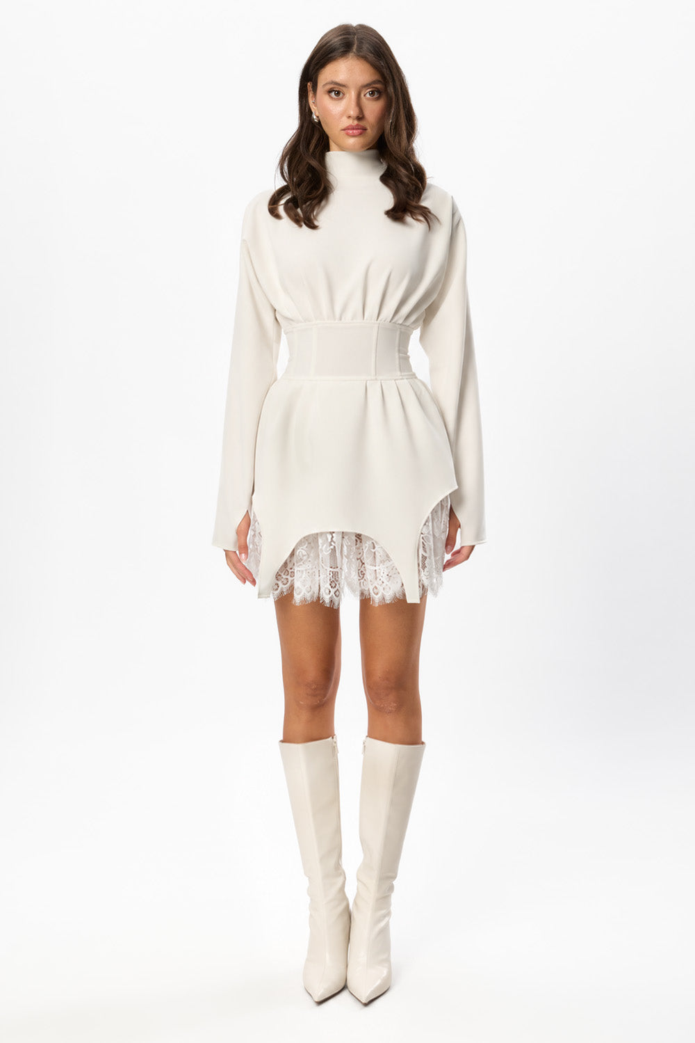 Kaya Woven Dress Off-White