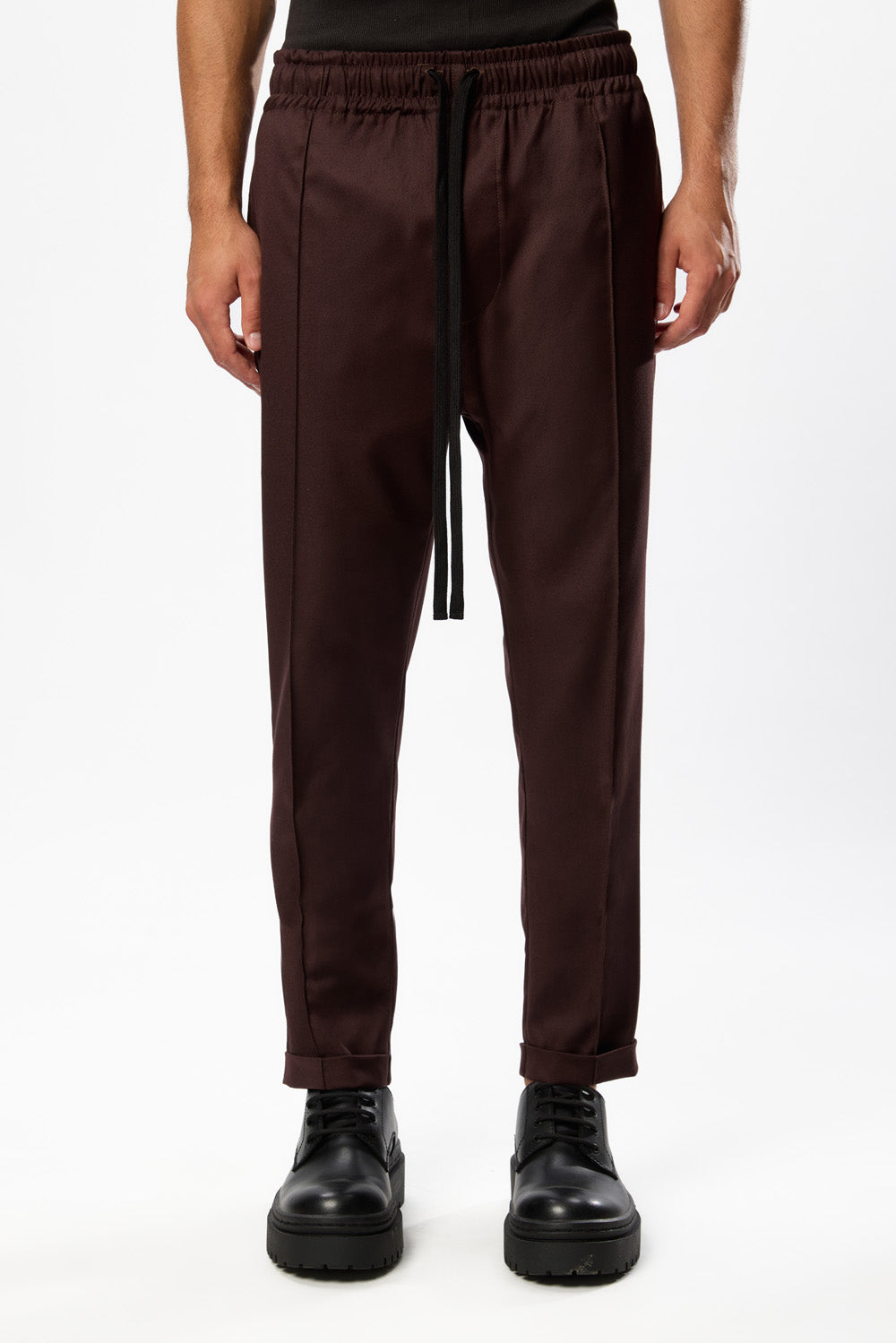 Thom Burgundy Pants