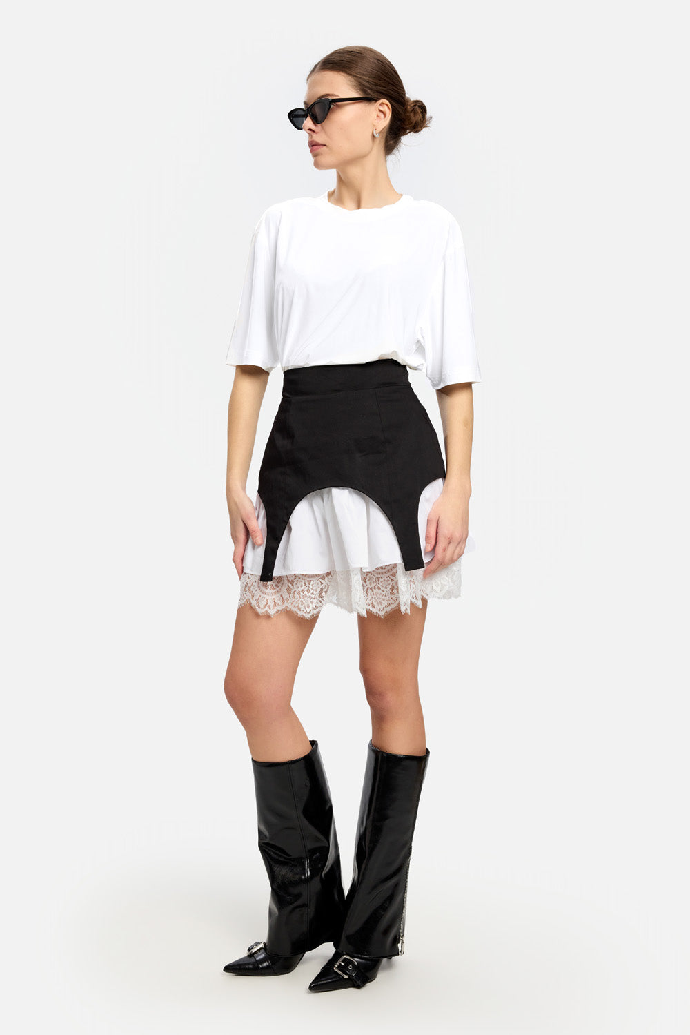 Black Swan skirt with gartier straps