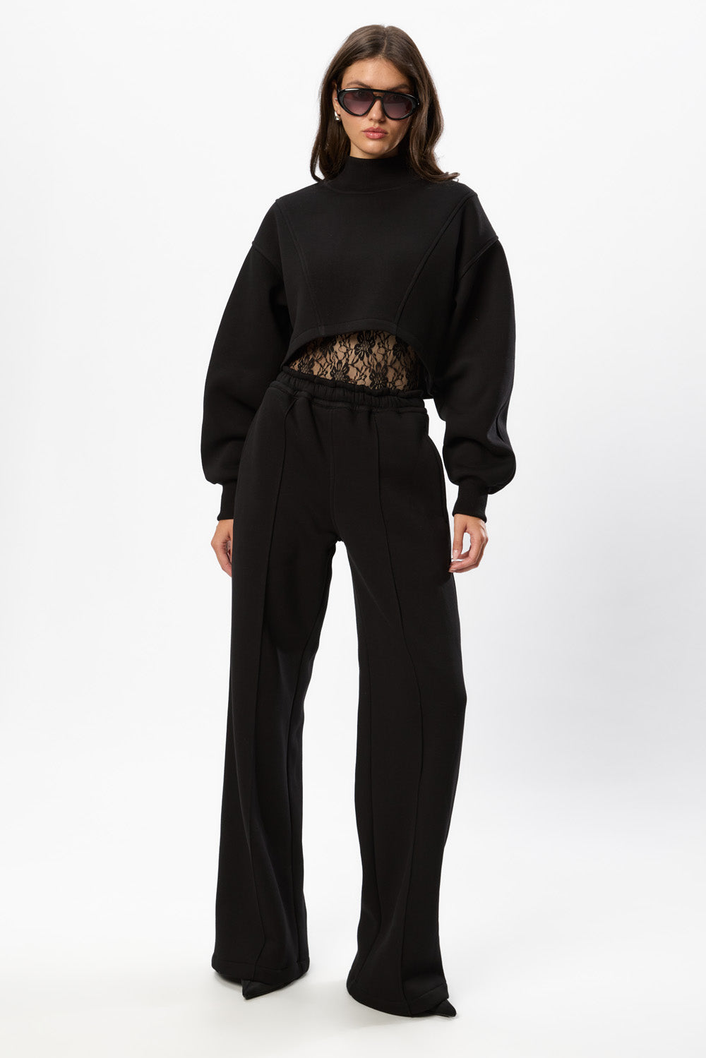 Skipper Black Fleece Pants