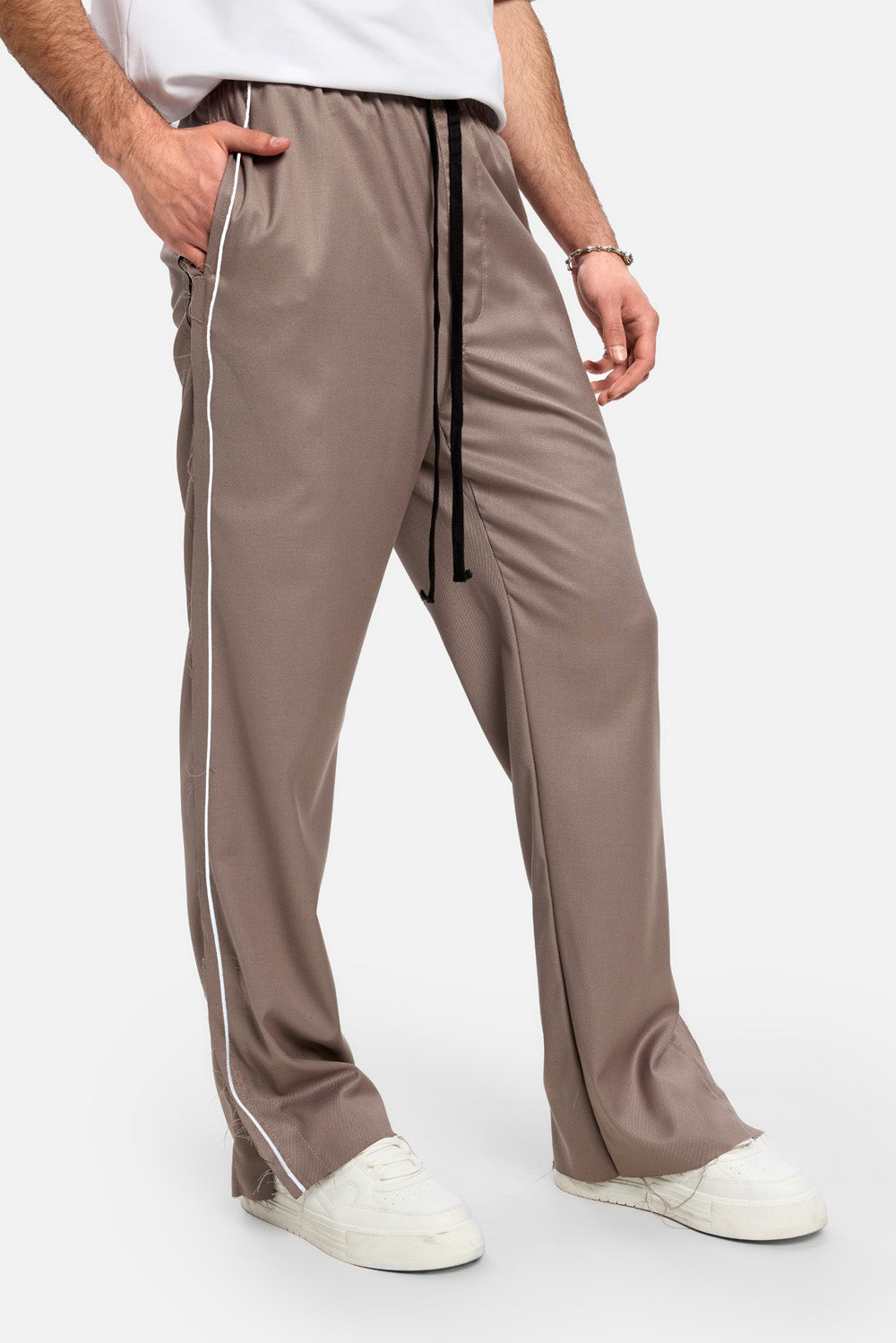 Pantaloni Rud | Bărbați | Bej | Stil Modern & Elegant | Confort & Funcționalitate | Atelier Hamza