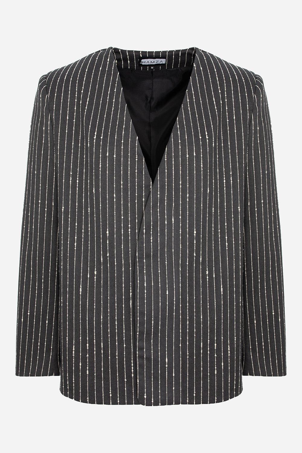 247 Grey Striped Blazer