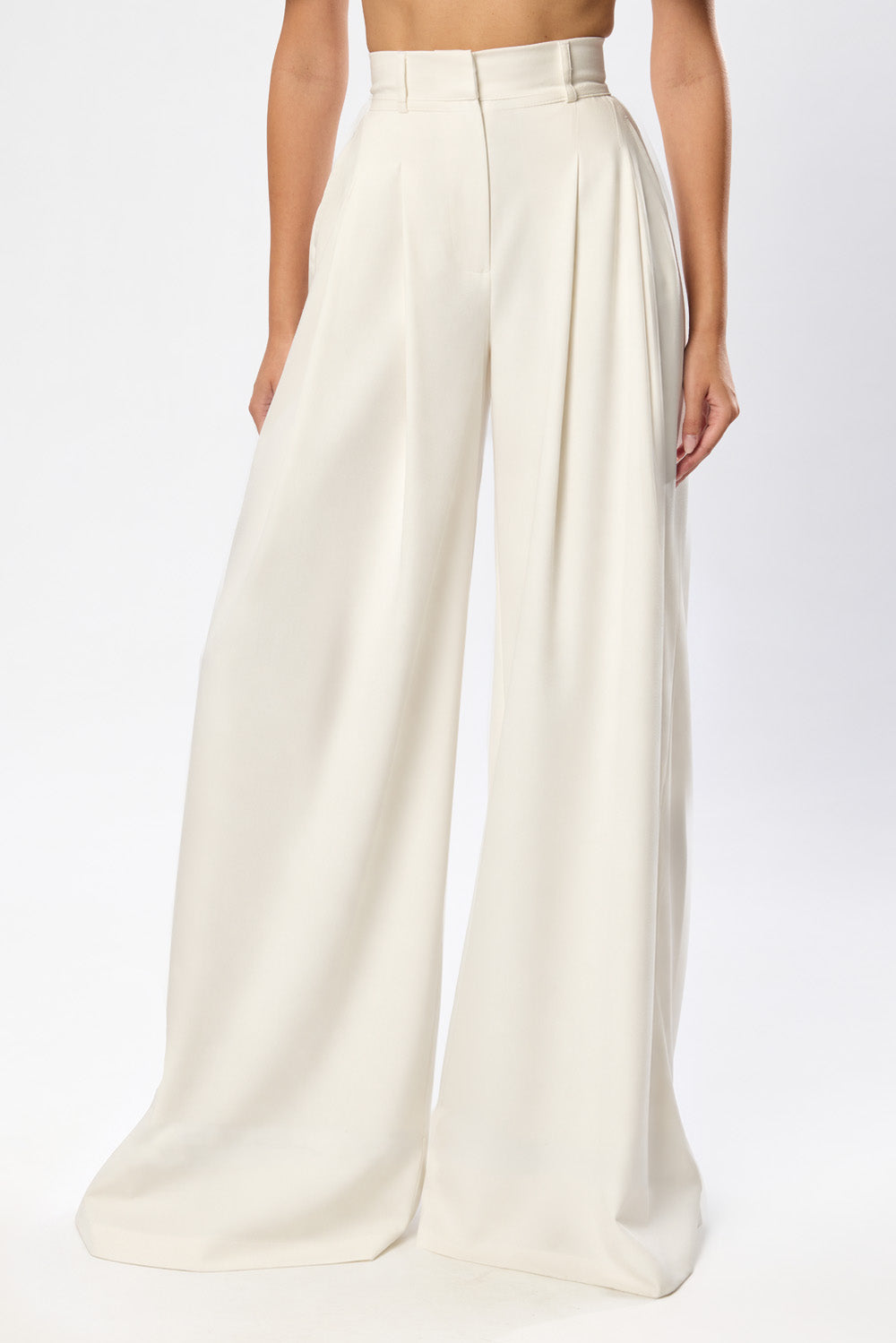 Kimi Mega Off white Woven Pants