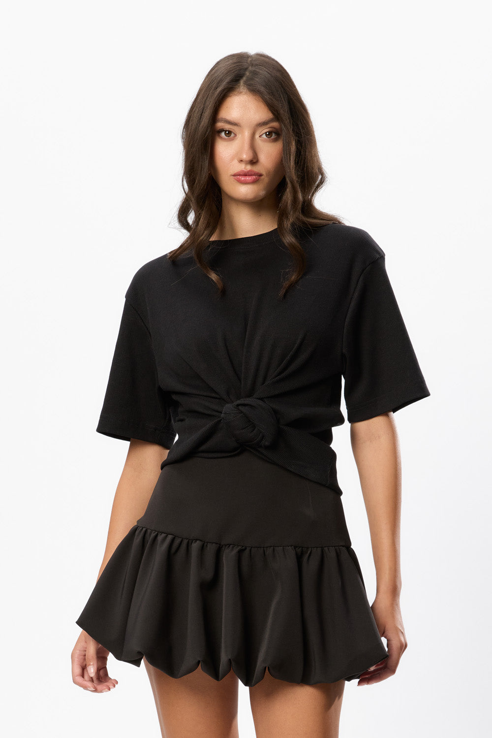 Karina Rib Top Black