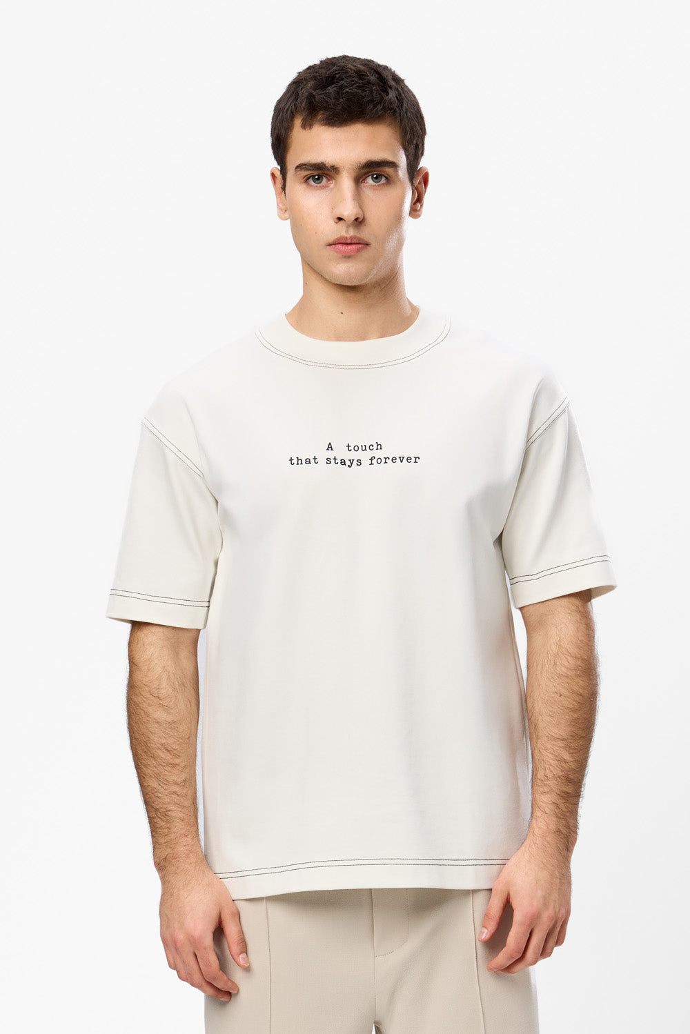 A Touch Forever printed Off-White T-shirt