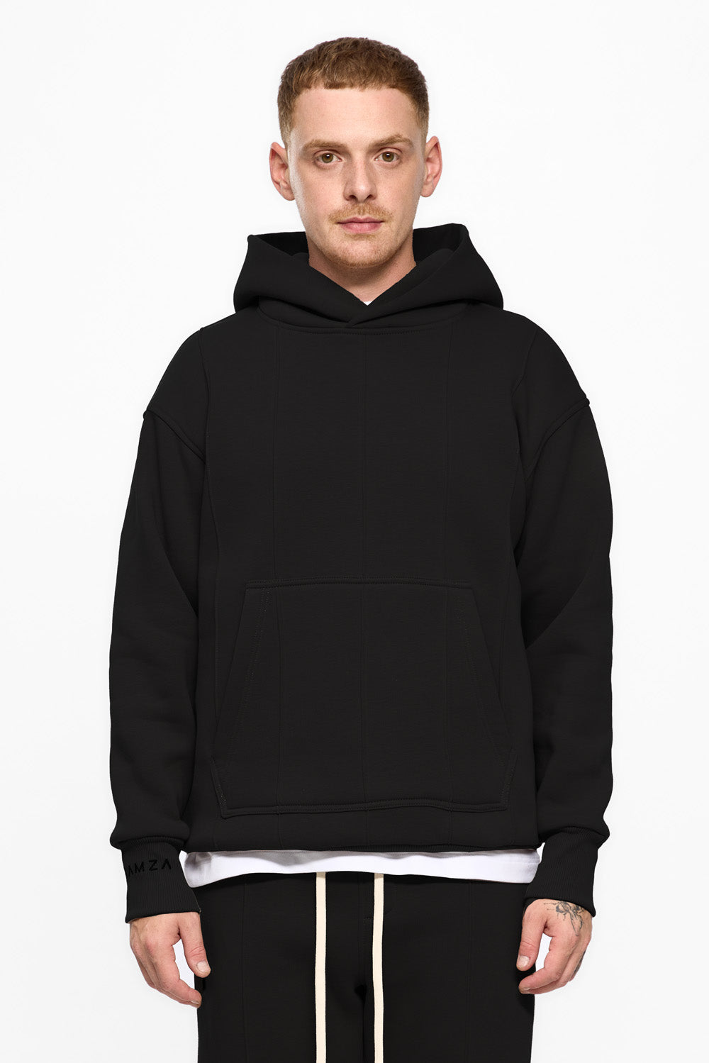 Hanorac Flausat 247 | Barbati | Negru | Stil Modern & Elegant | Confort & Funcționalitate | Atelier Hamza