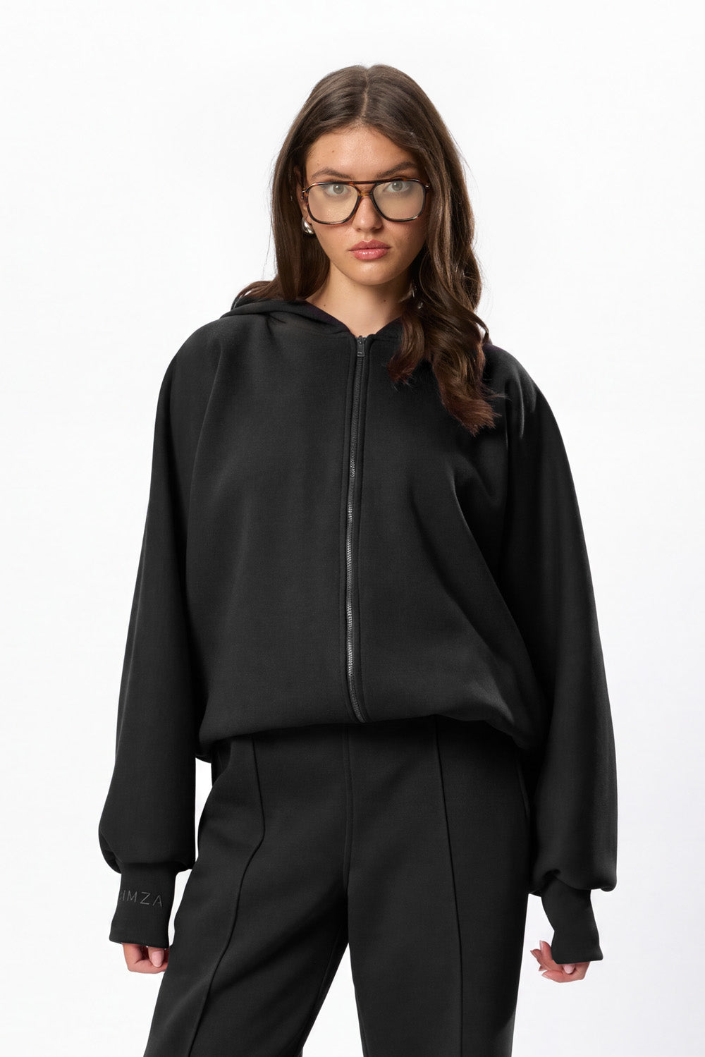 Hardy V2 Black Fleece Zip Hoodie