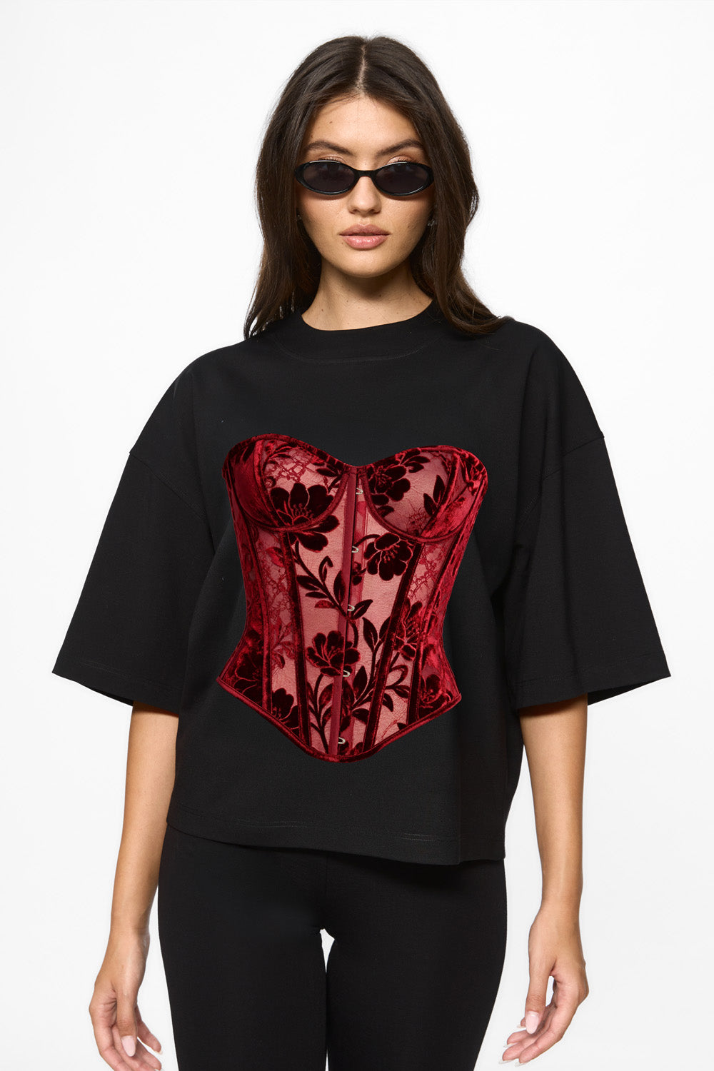Charmante drukowana koszulka w kolorze Off-White W
