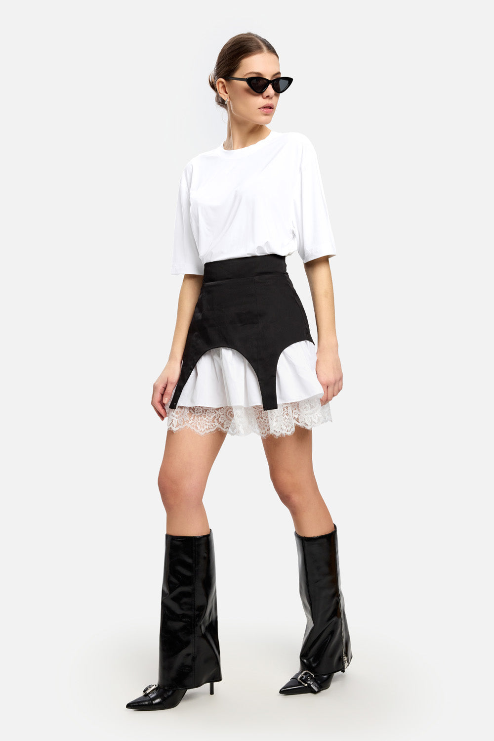 Black Swan skirt with gartier straps