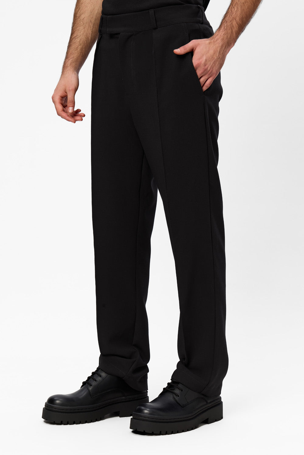 247 A1 black cloth pants