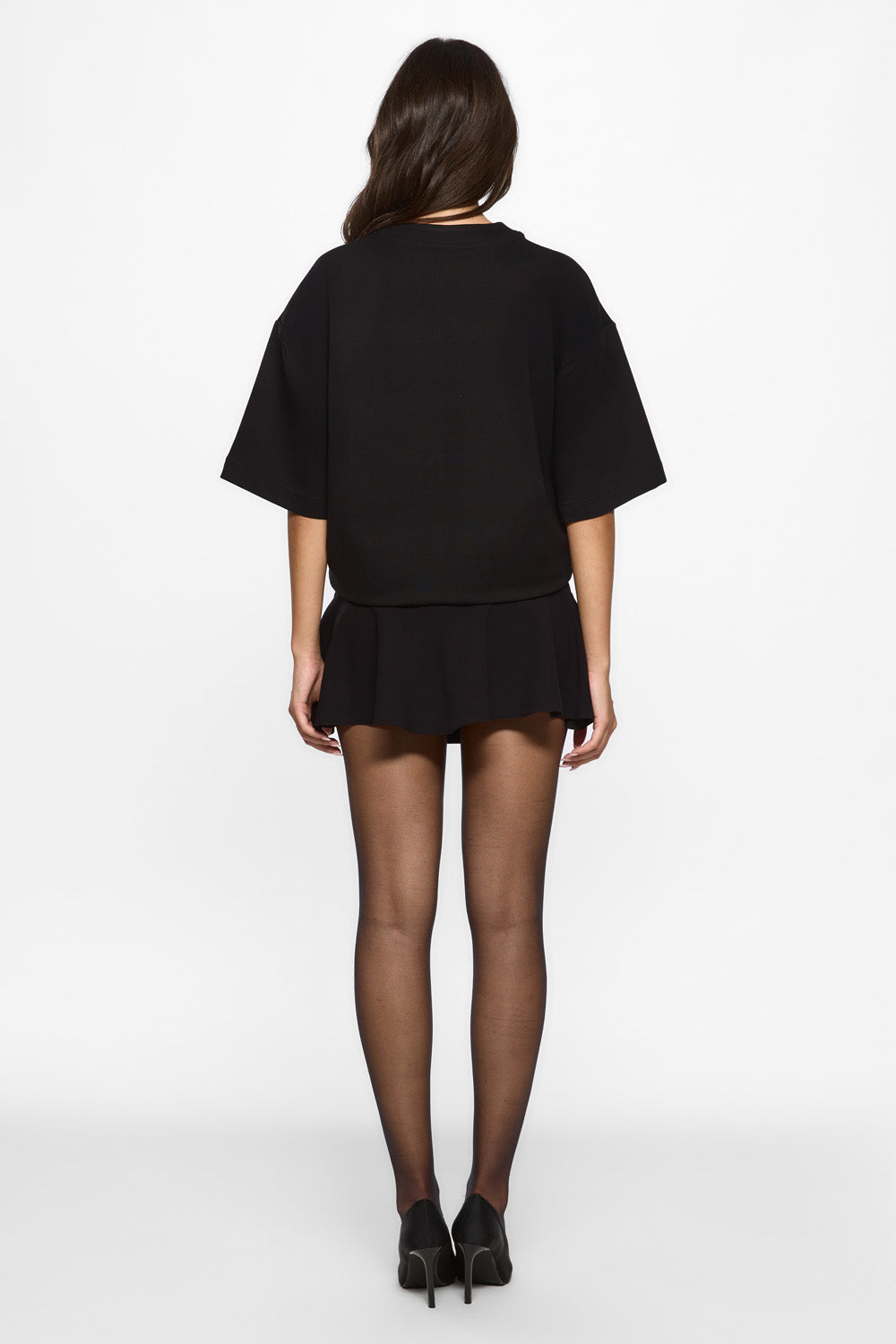 Beżowa koszulka Luna z aplikacją kokardek W