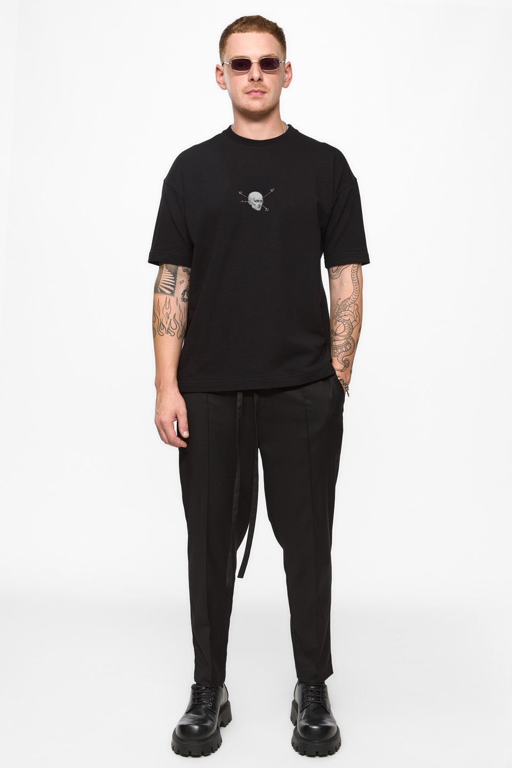 Tricou alb cu imprimeu Riyad