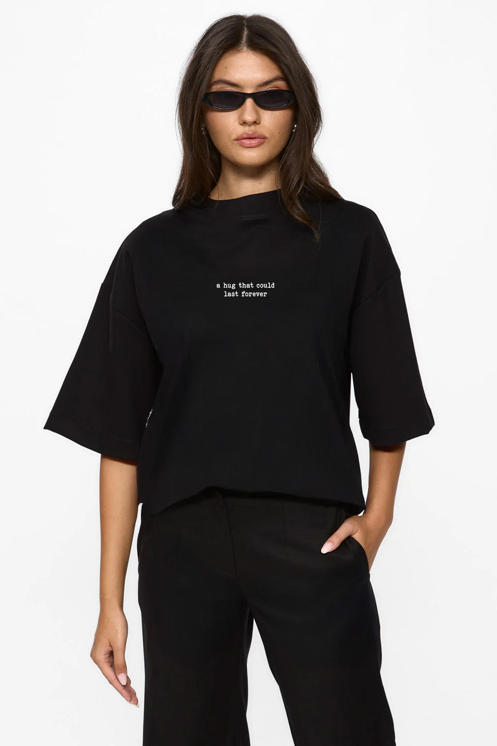 Valentines 2.0 printed Black T-Shirt