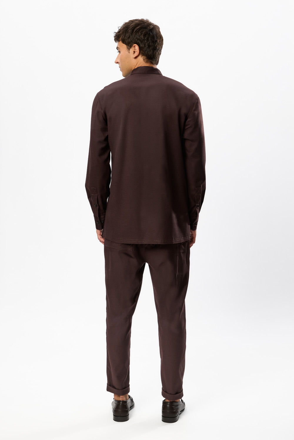 Thom Burgundy Shirt