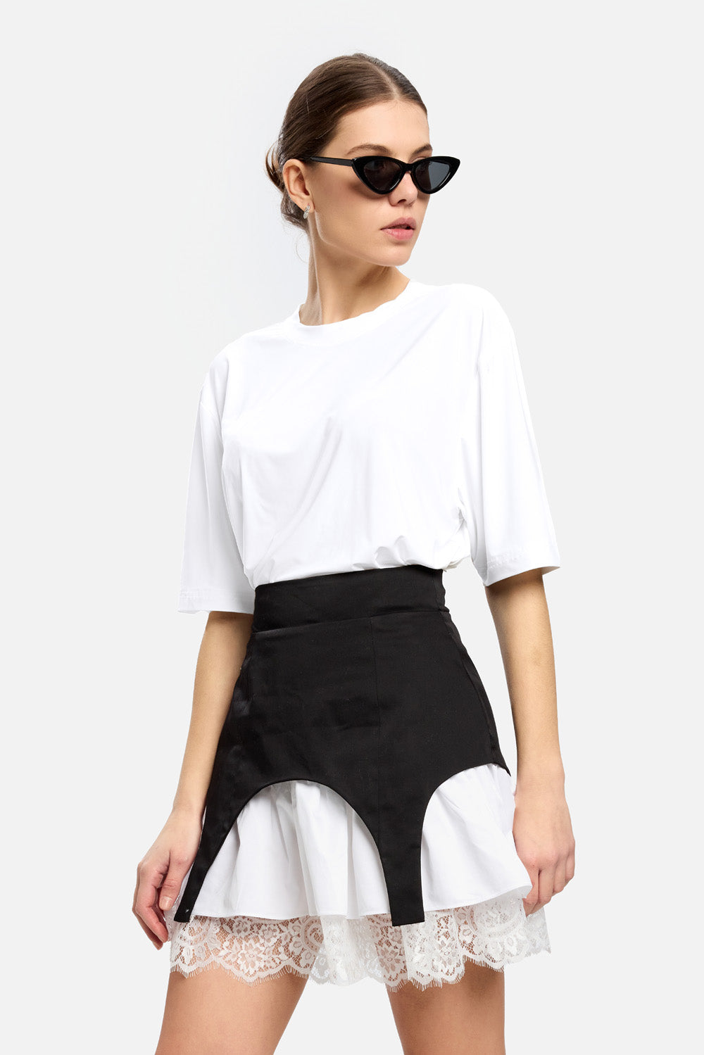 Black Swan skirt with gartier straps