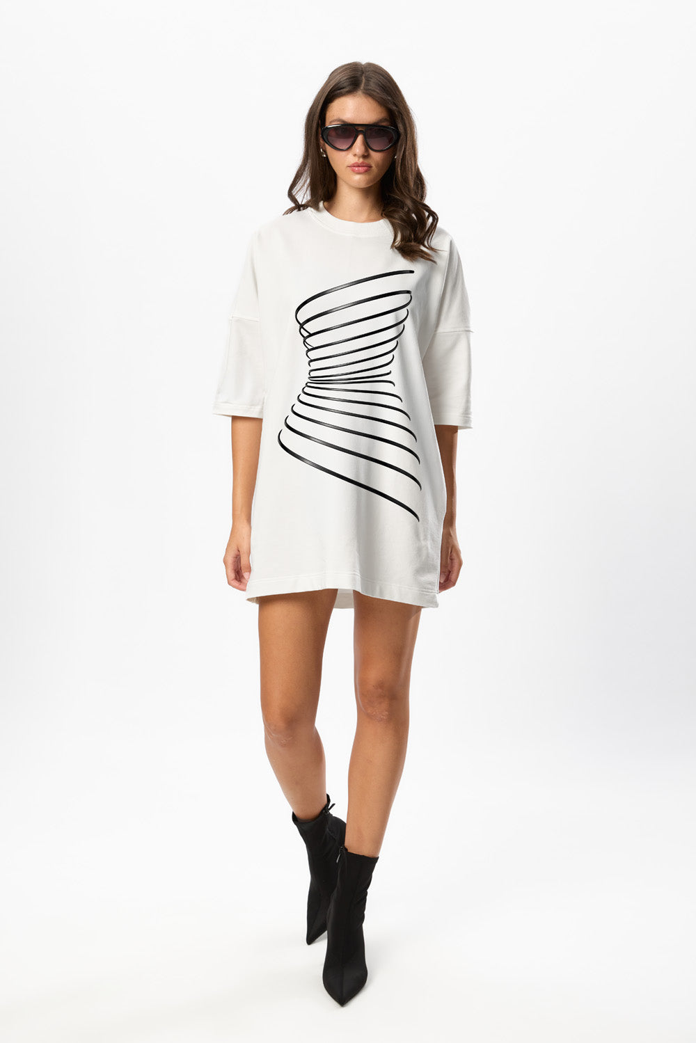 Sirena Printed Corset Dress