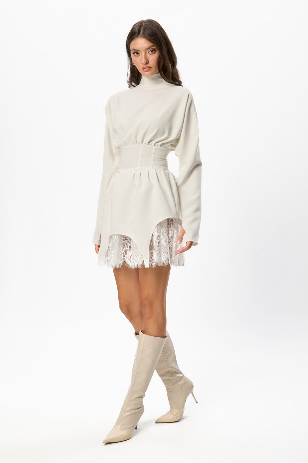 Kaya Woven Dress Off-White