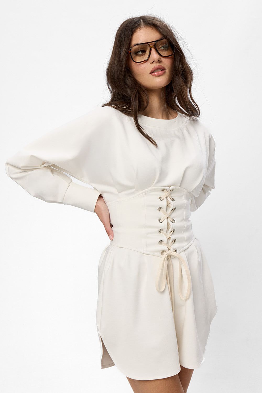 Nyssa v3 off-white Dress