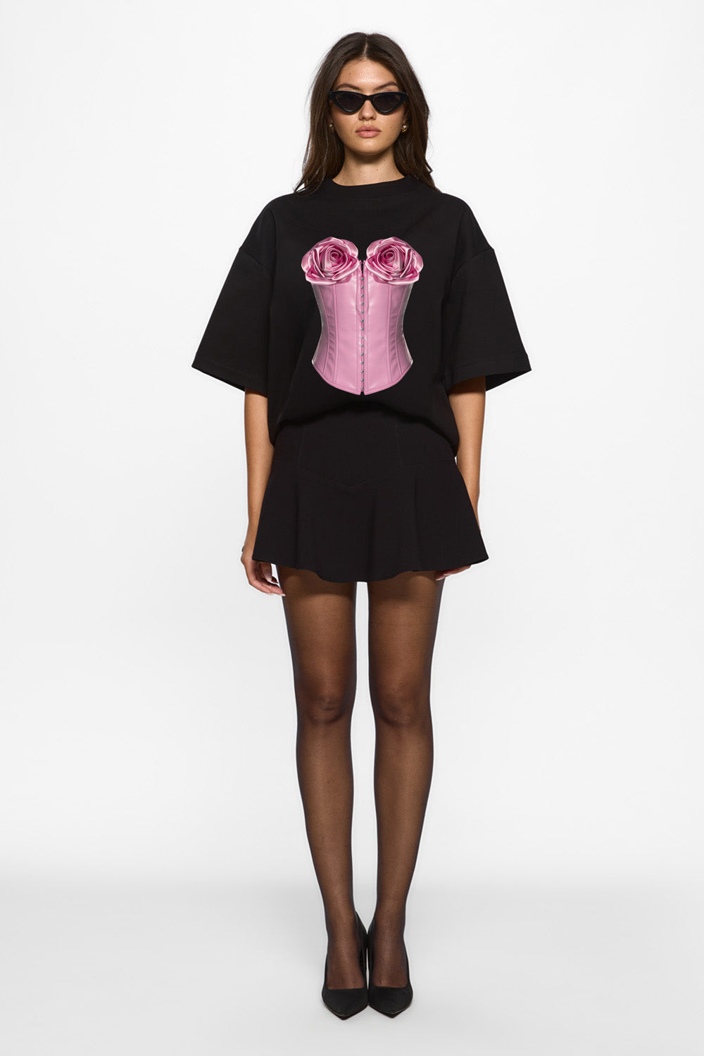 Charmante drukowana koszulka w kolorze Off-White W