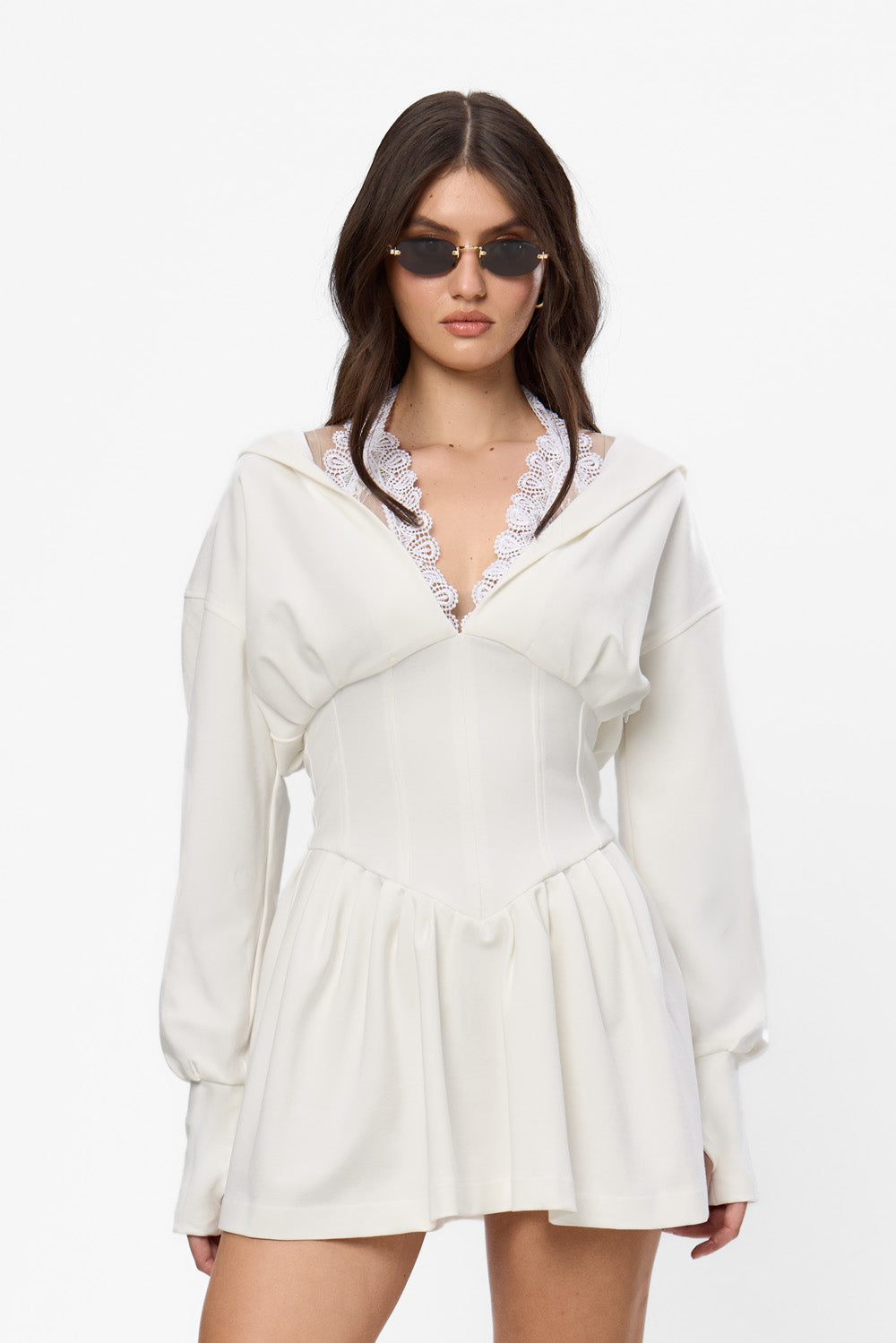 Karol V2 lace off-white Dress