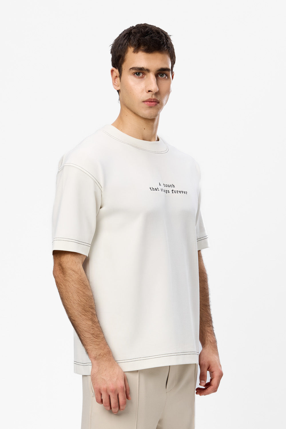 A Touch Forever printed Off-White T-shirt