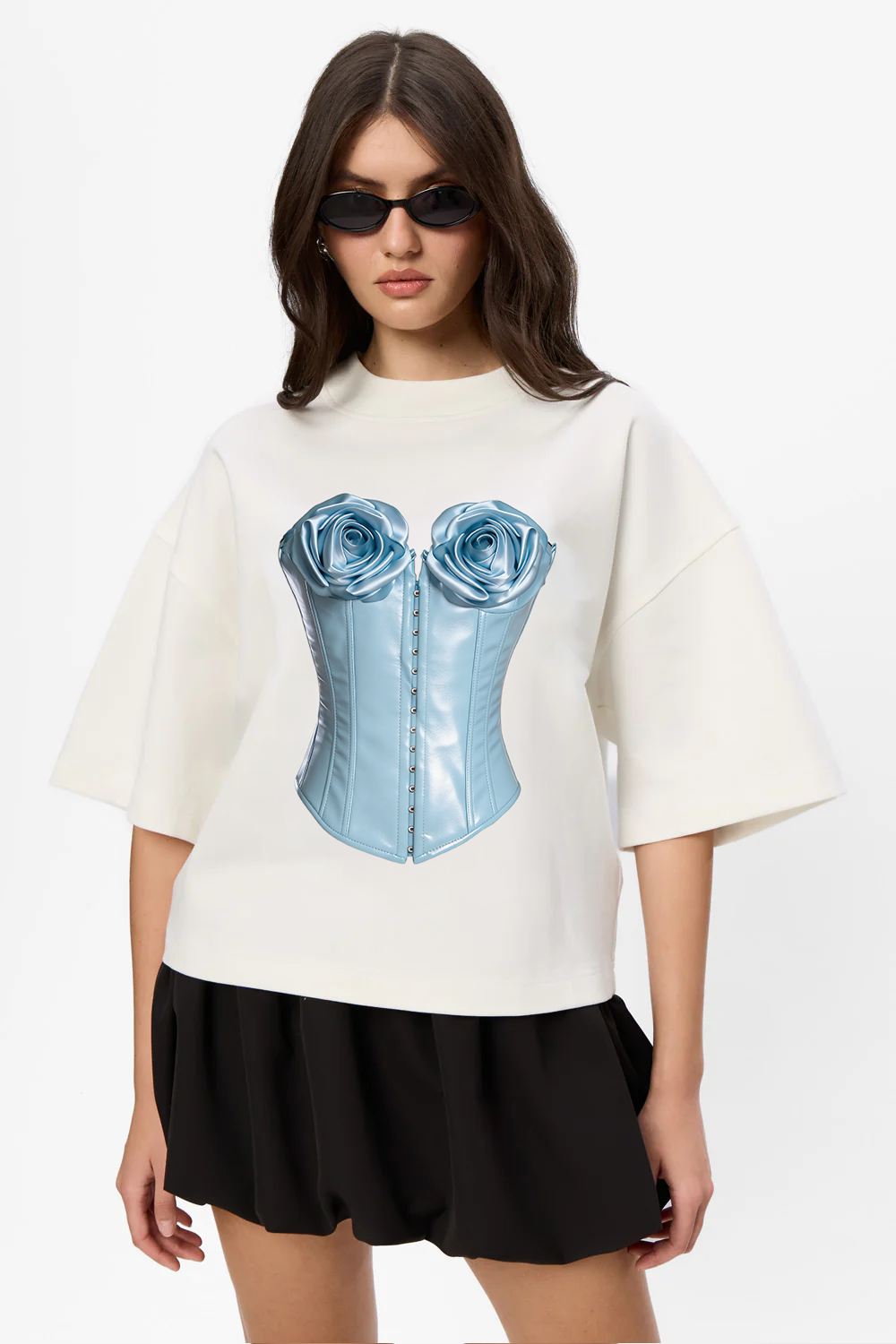 Charmante drukowana koszulka w kolorze Off-White W