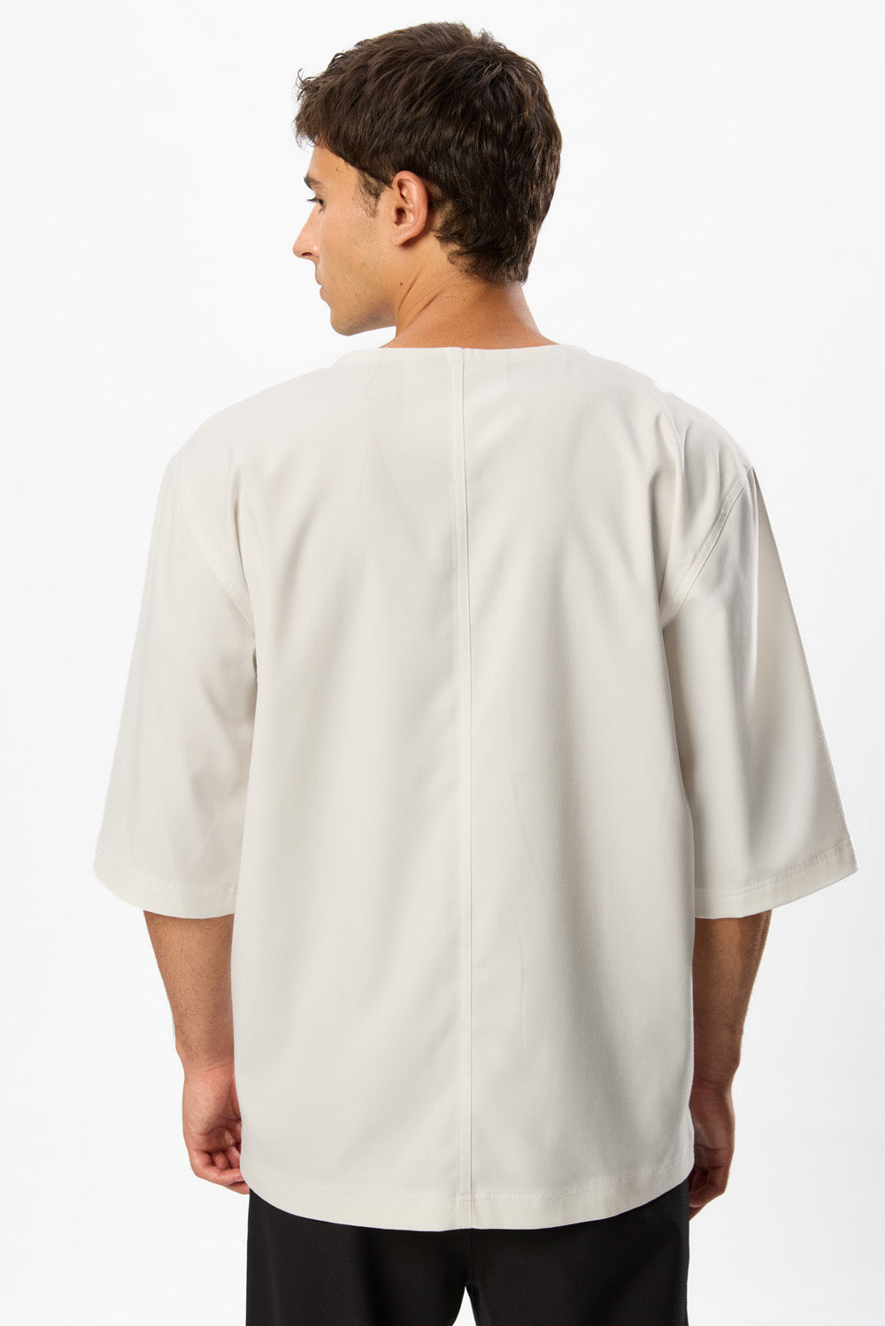 Thom X Off-White Woven T-Shirt