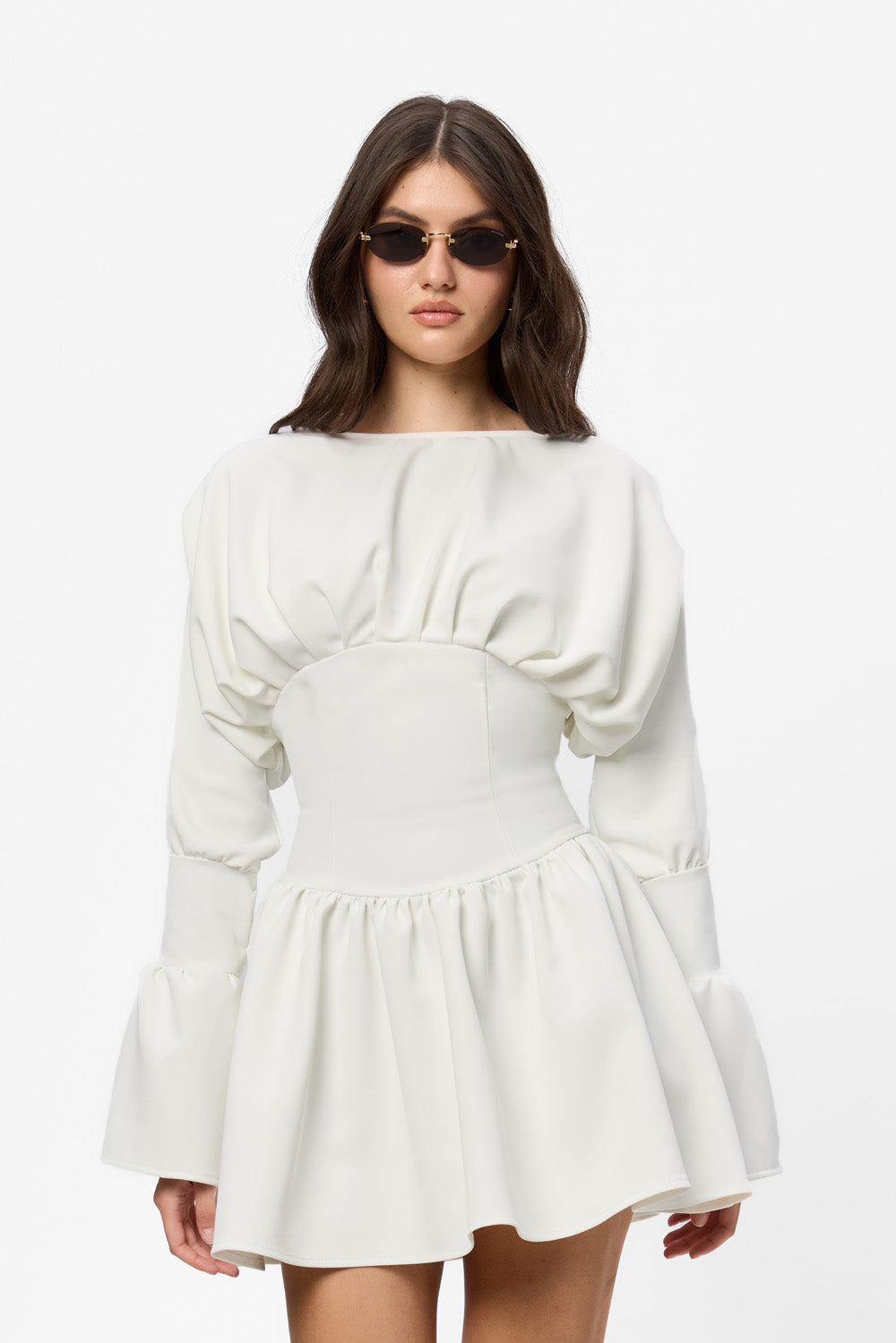 Nyssa Cloth off-white Dress