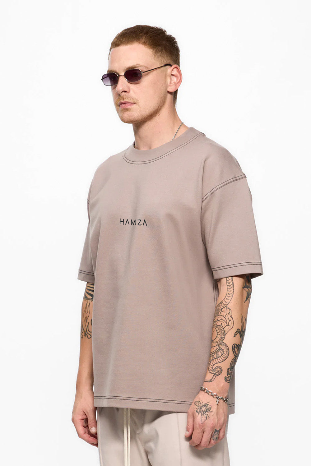 Kira embroidered Beige T-shirt