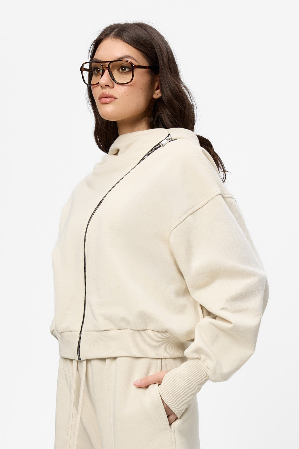 Hera Vanilla Cotton Hoodie