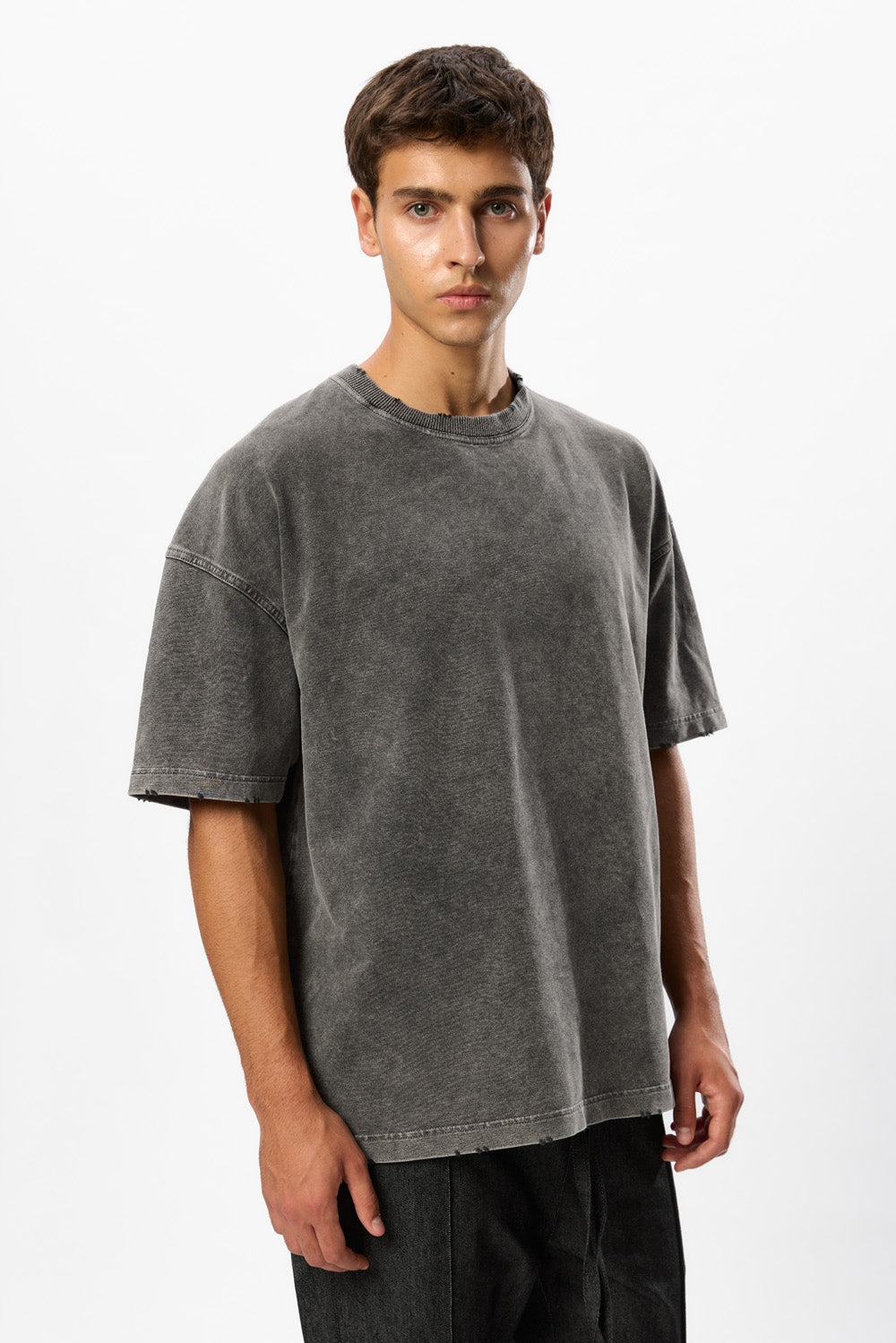 Distressed Grey Vintage T-Shirt