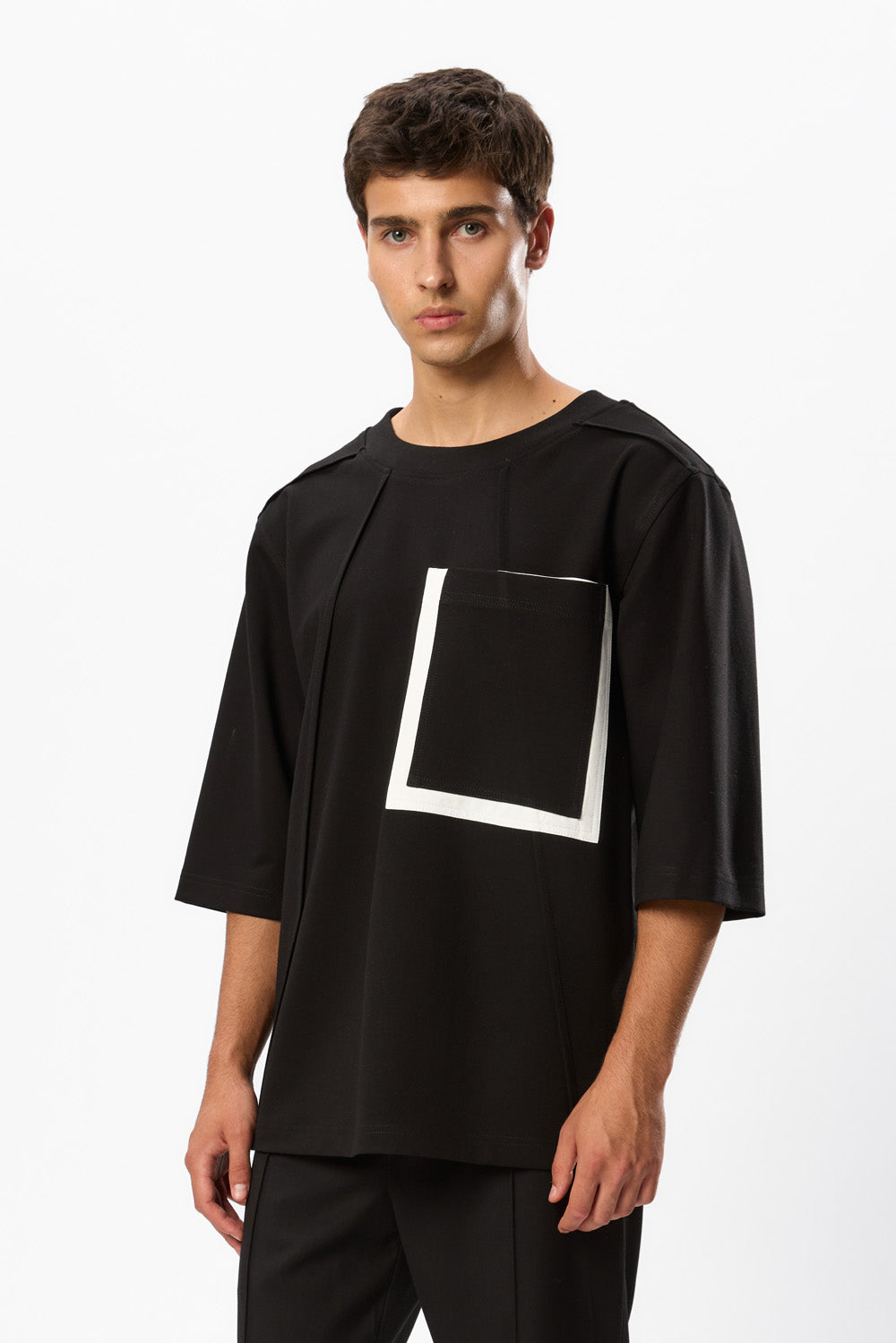 Pocket Black Omar T-Shirt
