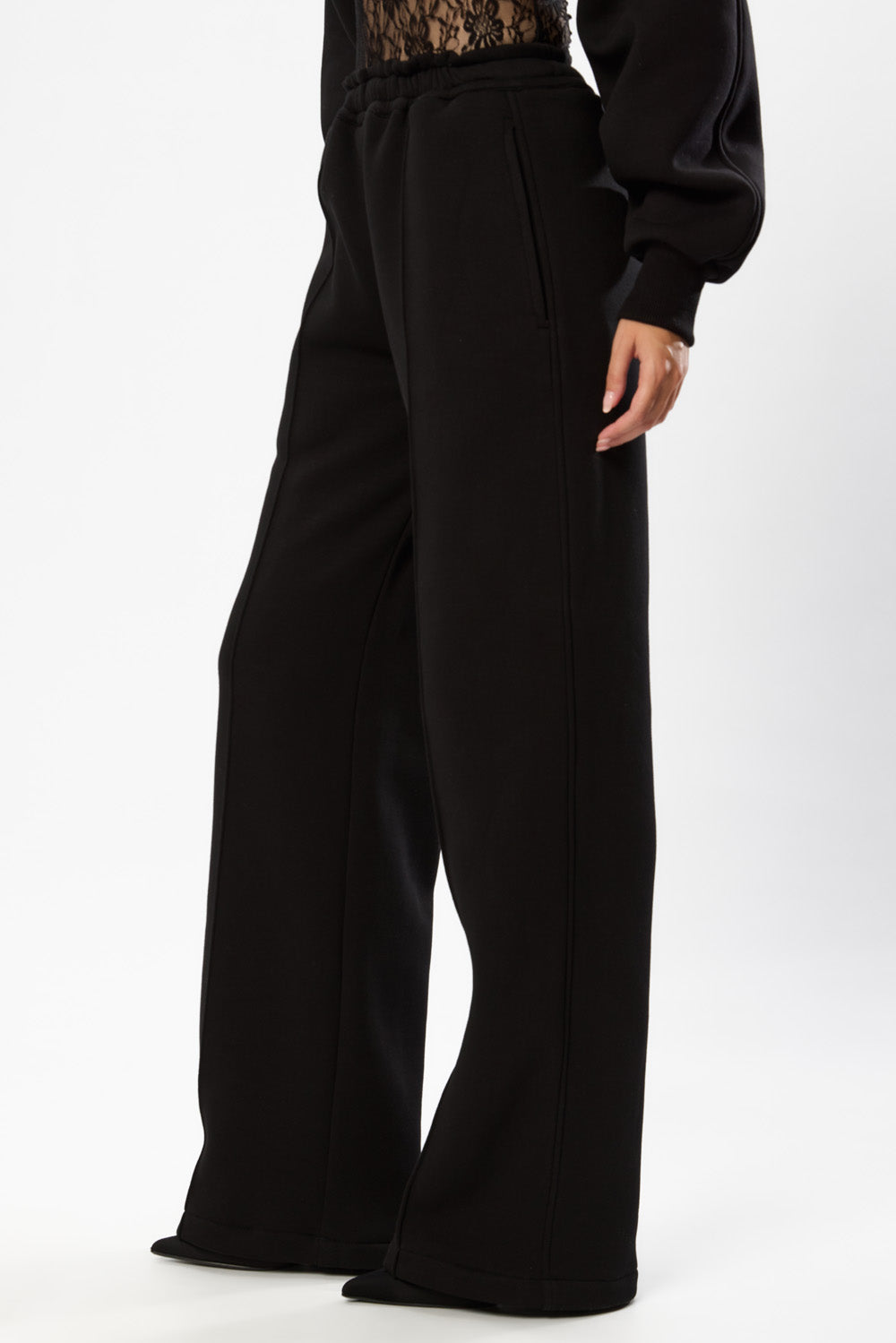 Skipper Black Fleece Pants