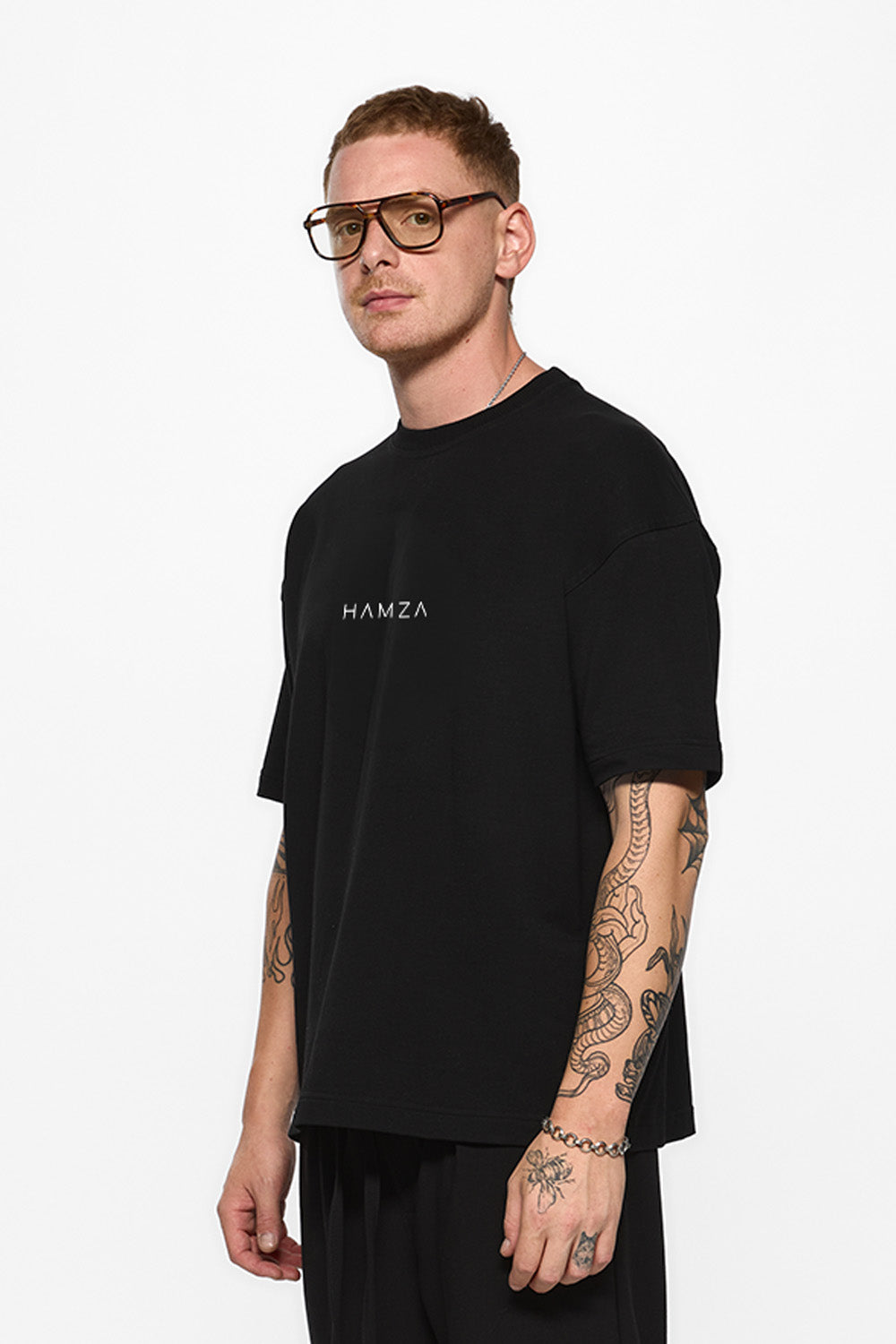 Tricou alb cu imprimeu Riyad