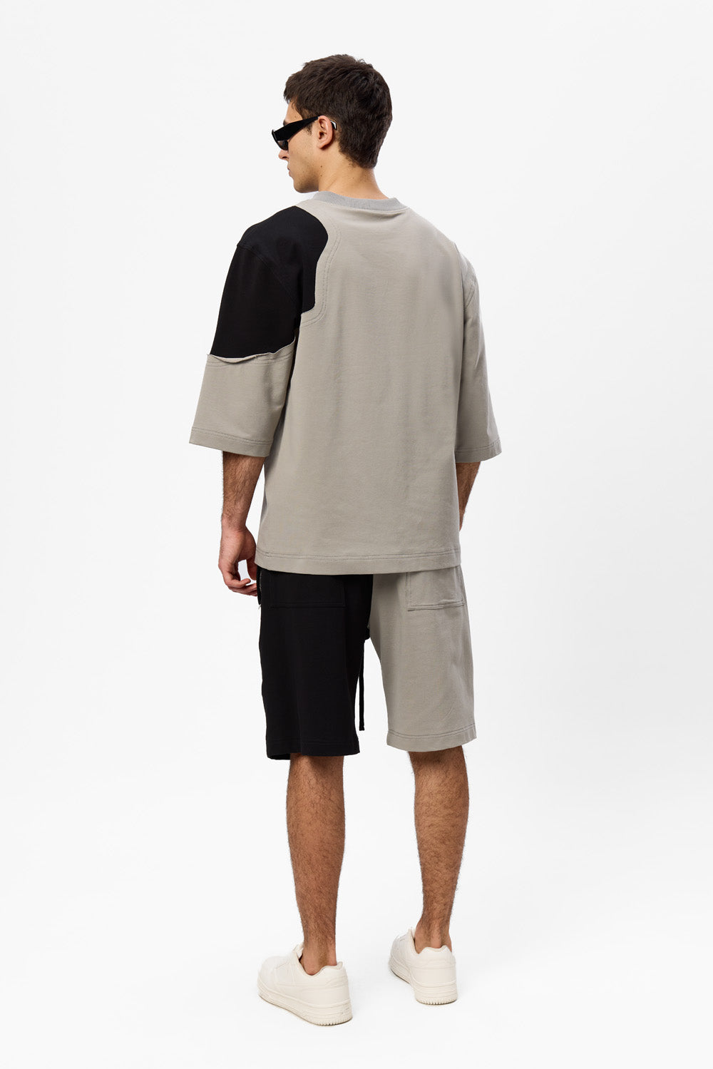 Tricou gri din bumbac cu imprimeu Zenith