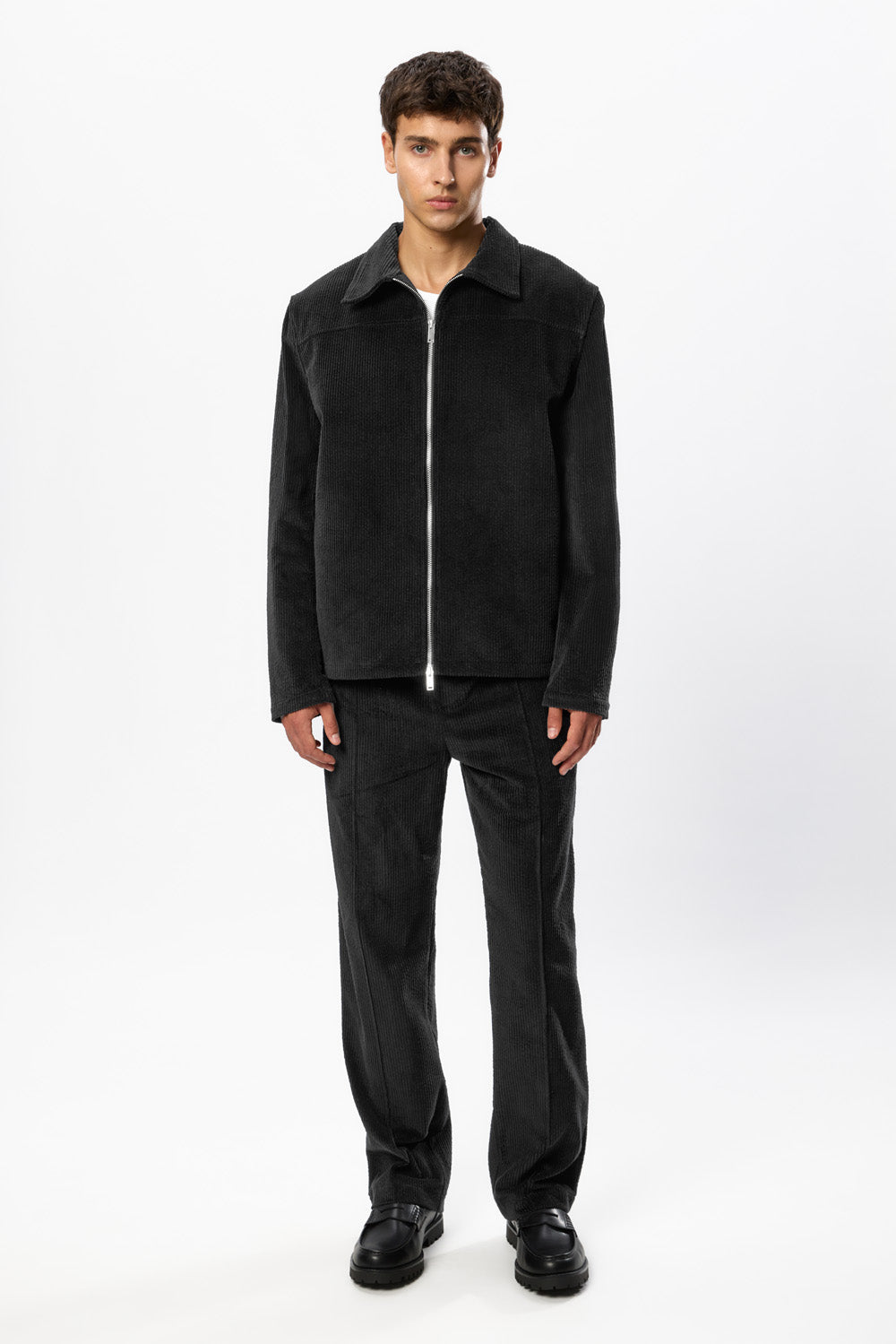 Five Black Corduray Pants