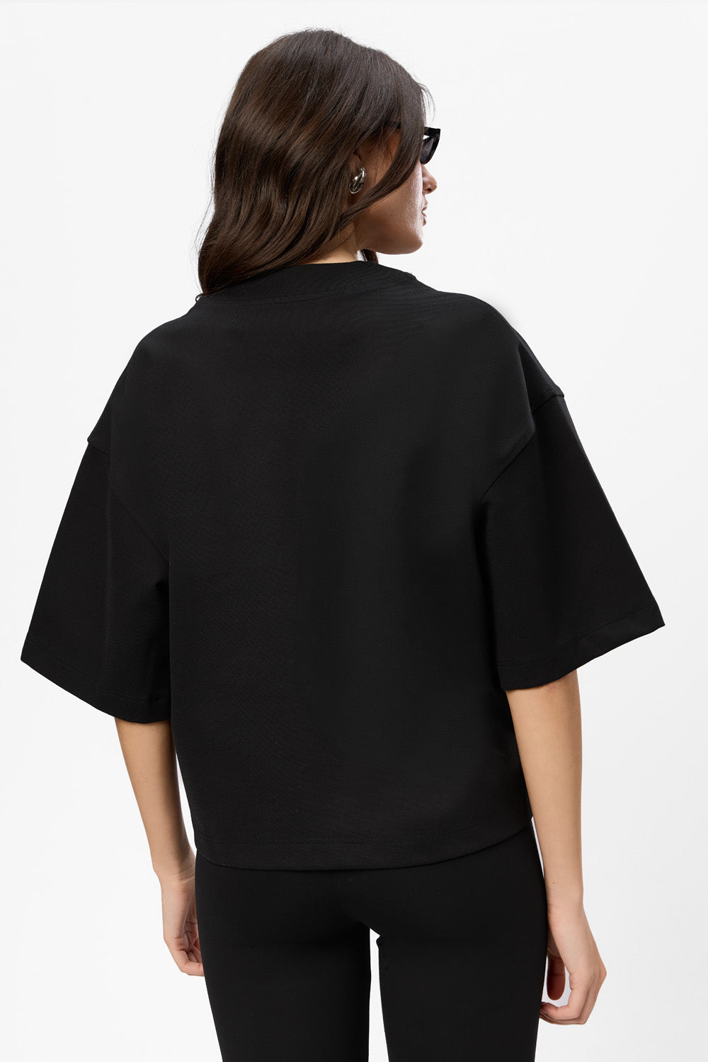 Eva printed Black T-Shirt