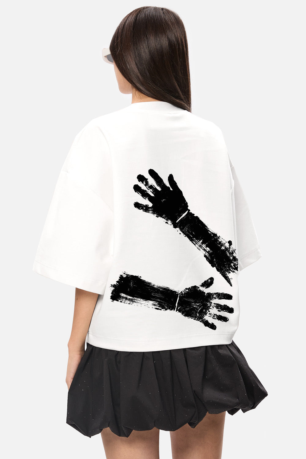 Valentines printed Black T-Shirt