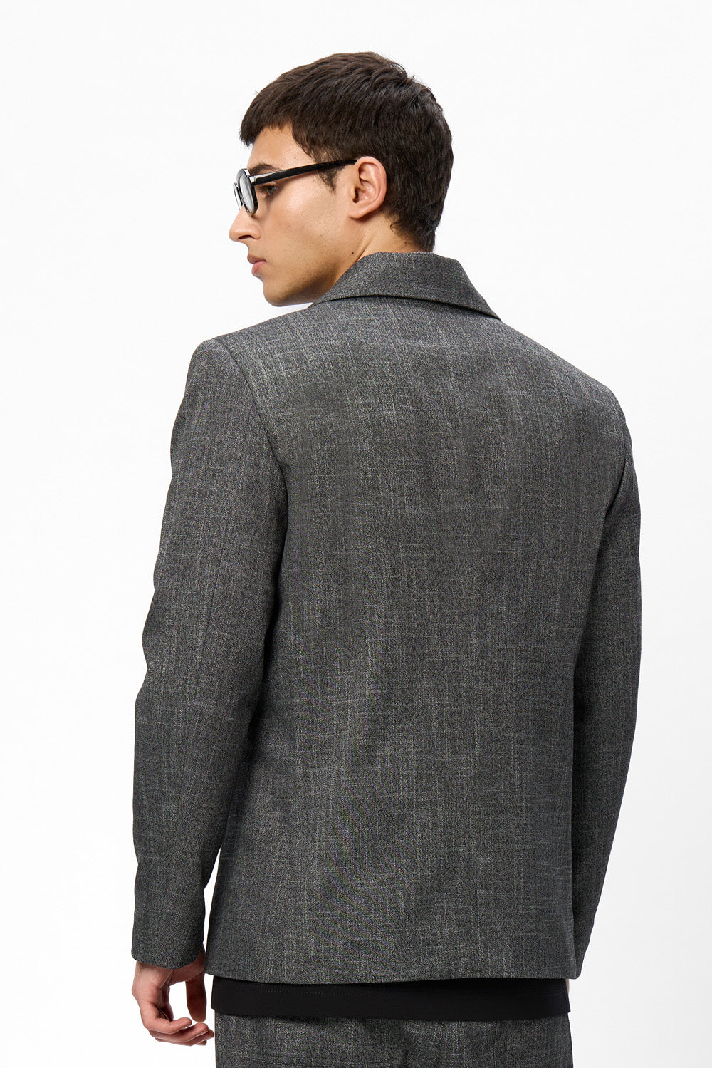 Thom V2 Black Melange Blazer