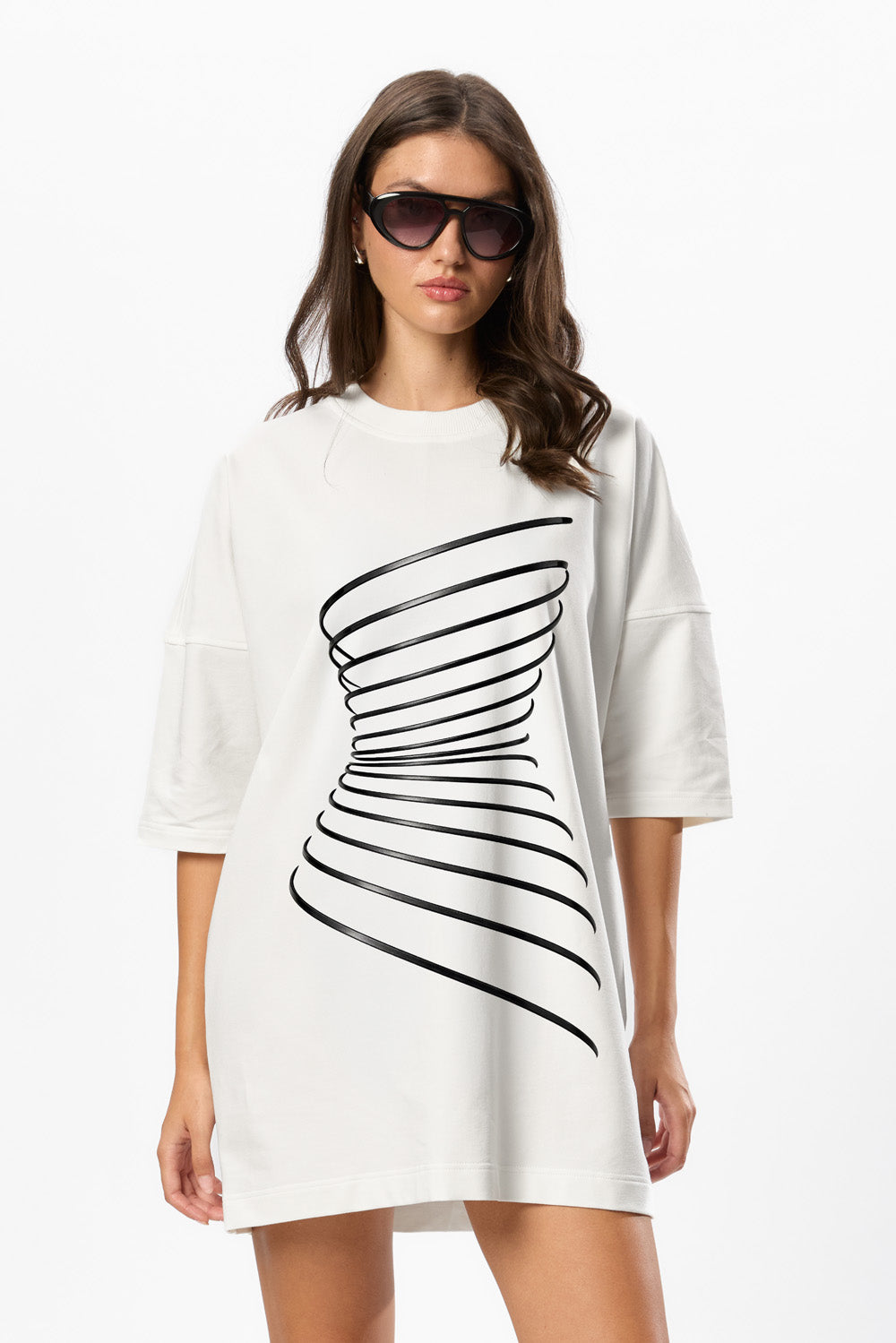 Sirena Printed Corset Dress