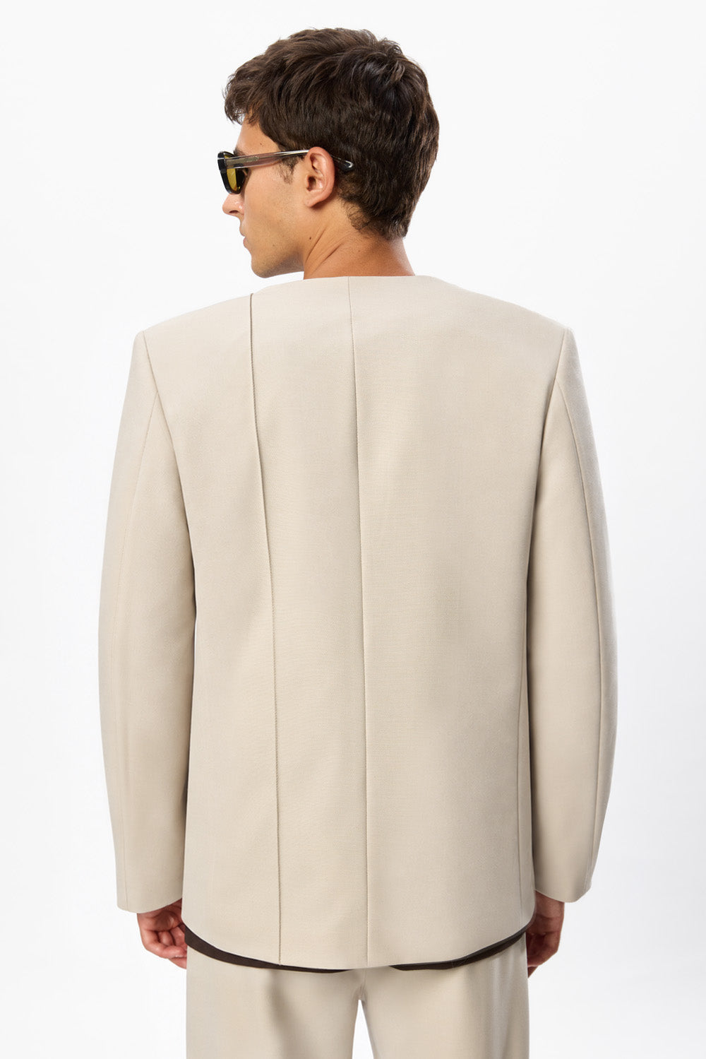247 Vanilla Wool Blend Blazer