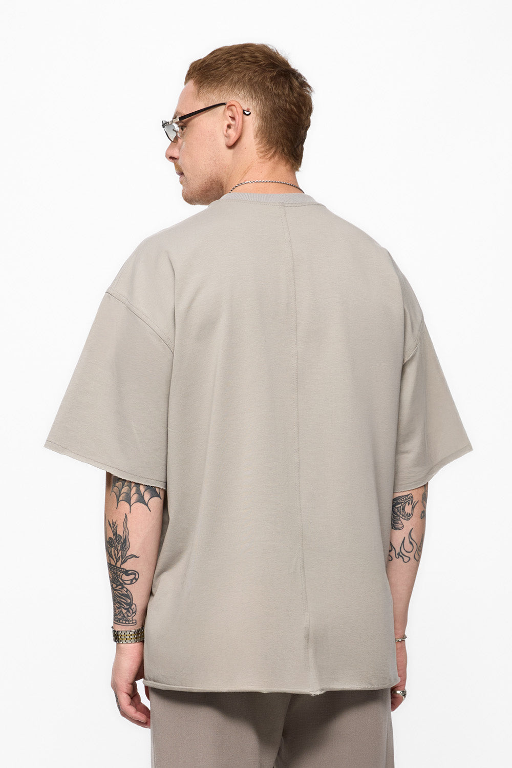 Biały Oversize T-shirt